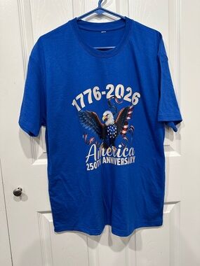 America 250th Anniversary Blue Short Sleeve Tee